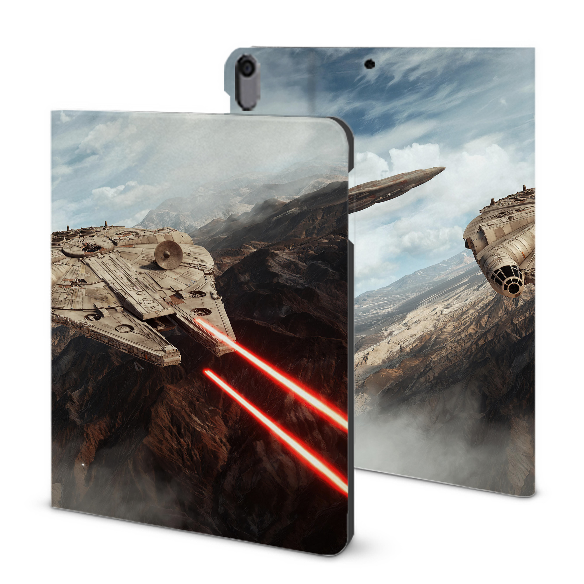 （画像用） スター・ウォーズ Star Wars IPad ケース ブック型 PUレザー TPU 耐衝撃 軽量 薄型 ペン収納なし 全面保護 IPad 各モデル対応